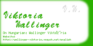 viktoria wallinger business card